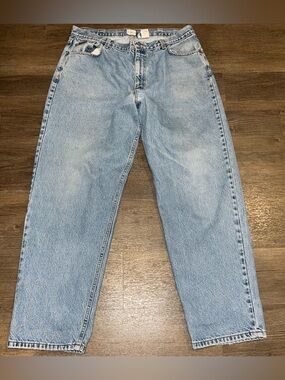 Vintage Calvin Klein Jeans Mens 38 Light Wash Straight Leg Denim Made in USA
